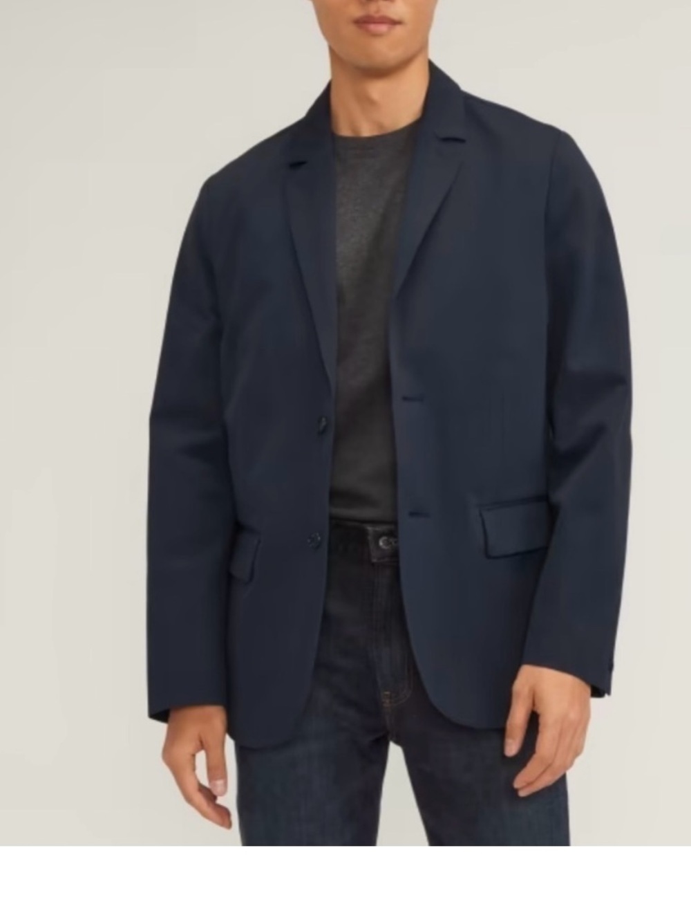 Everlane Performance Blazer Cotton XS Navy